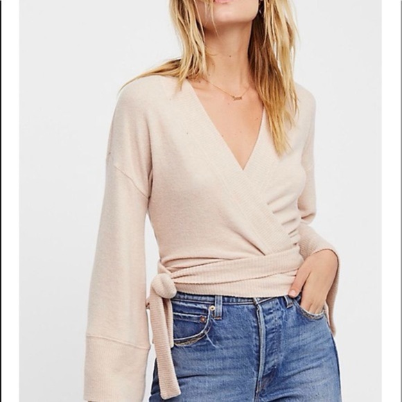 Free People Beach Wrap Sweater / Wrap Top - Picture 1 of 14